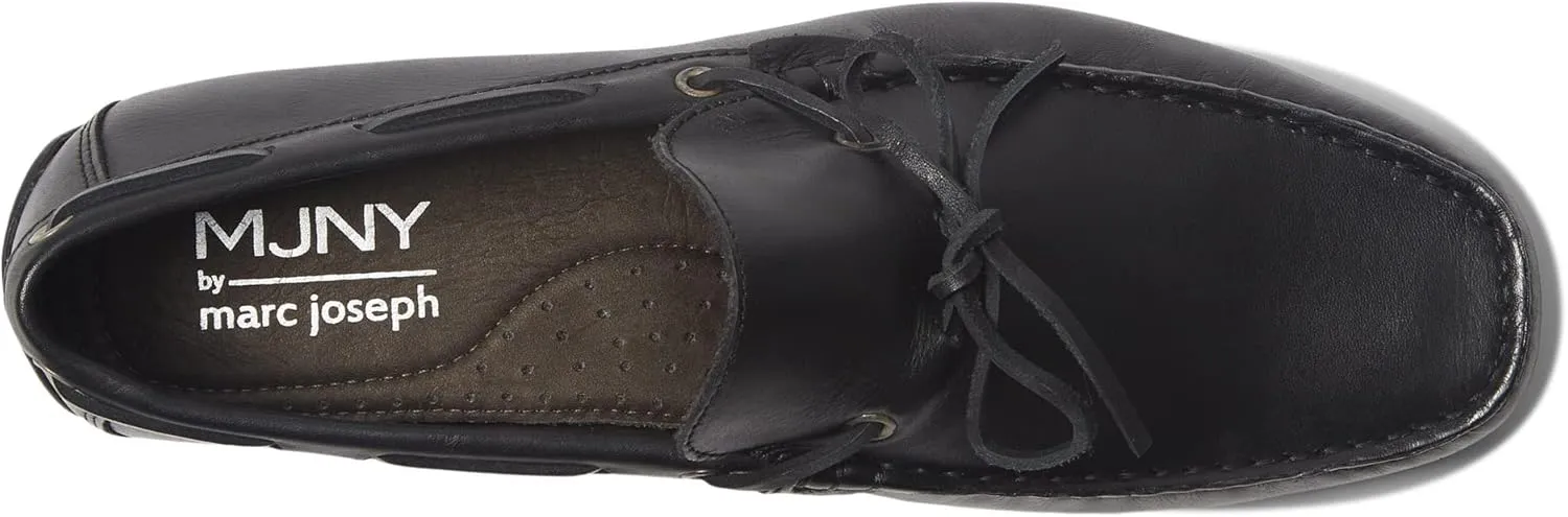 Men's Genuine Leather Casual Slip on Tie-Bow Loafers