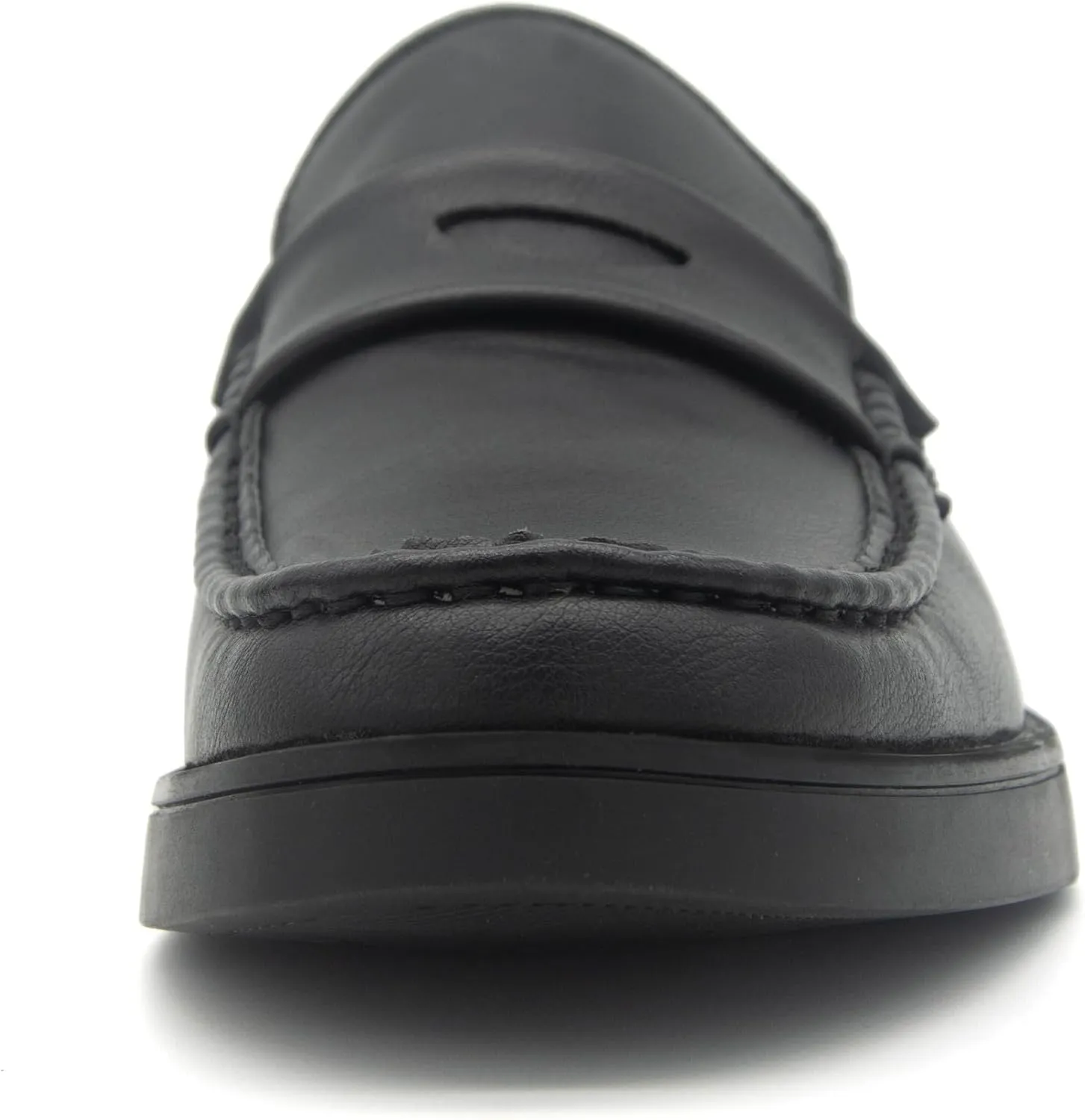 Men's Leather Penny Loafers Slip-on Casual Classic Lightweight Dress Shoes for Men