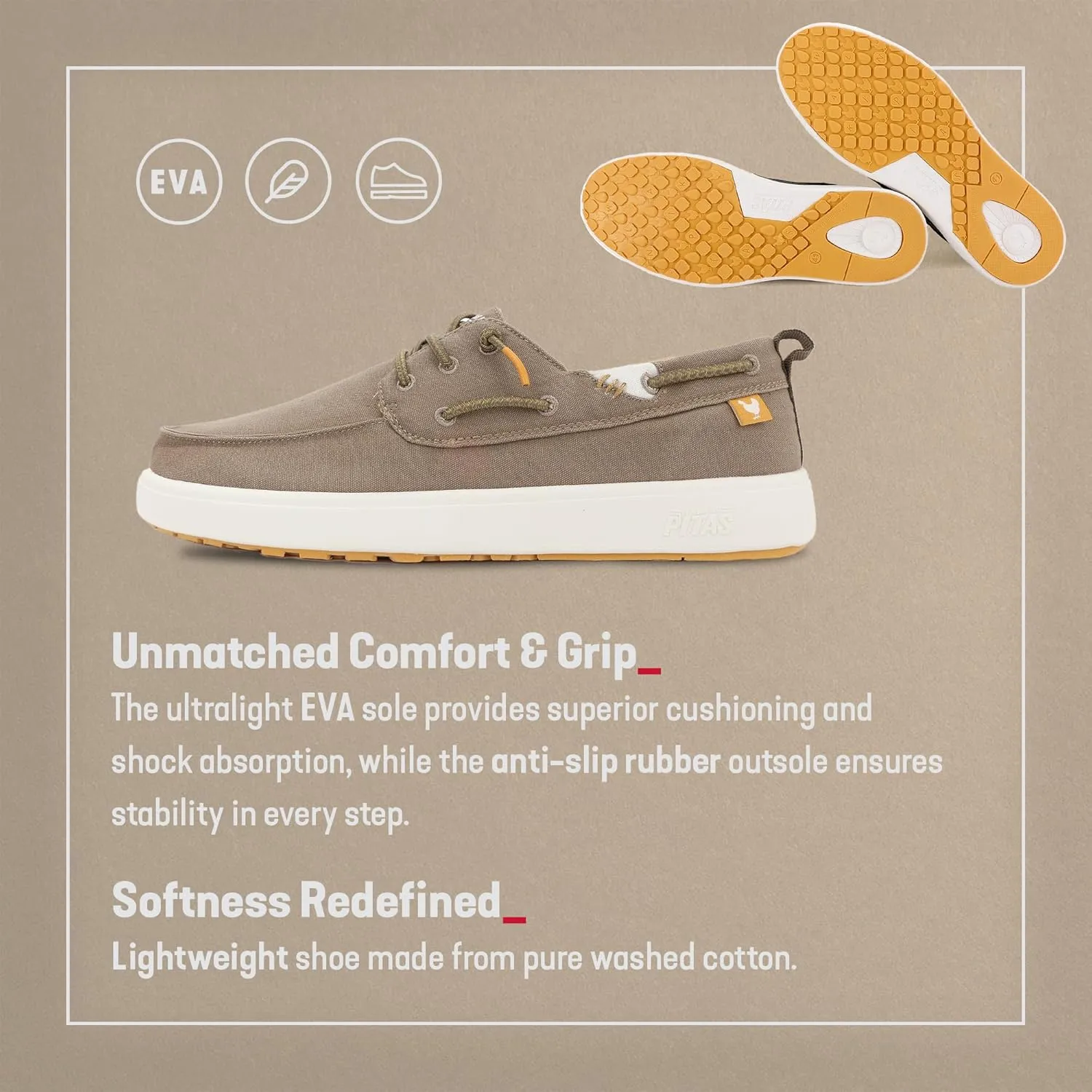 Men’s Maui Boat Shoes | Casual Slip-On Loafers for Men | Ultralight & Breathable Slip On Shoes | Multicolors