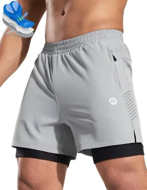 Men's Mountain Bike Shorts 4D Padded Cycling Bicycle Biker Riding Loose-fit Gel Padding MTB Shorts Zipper Pockets