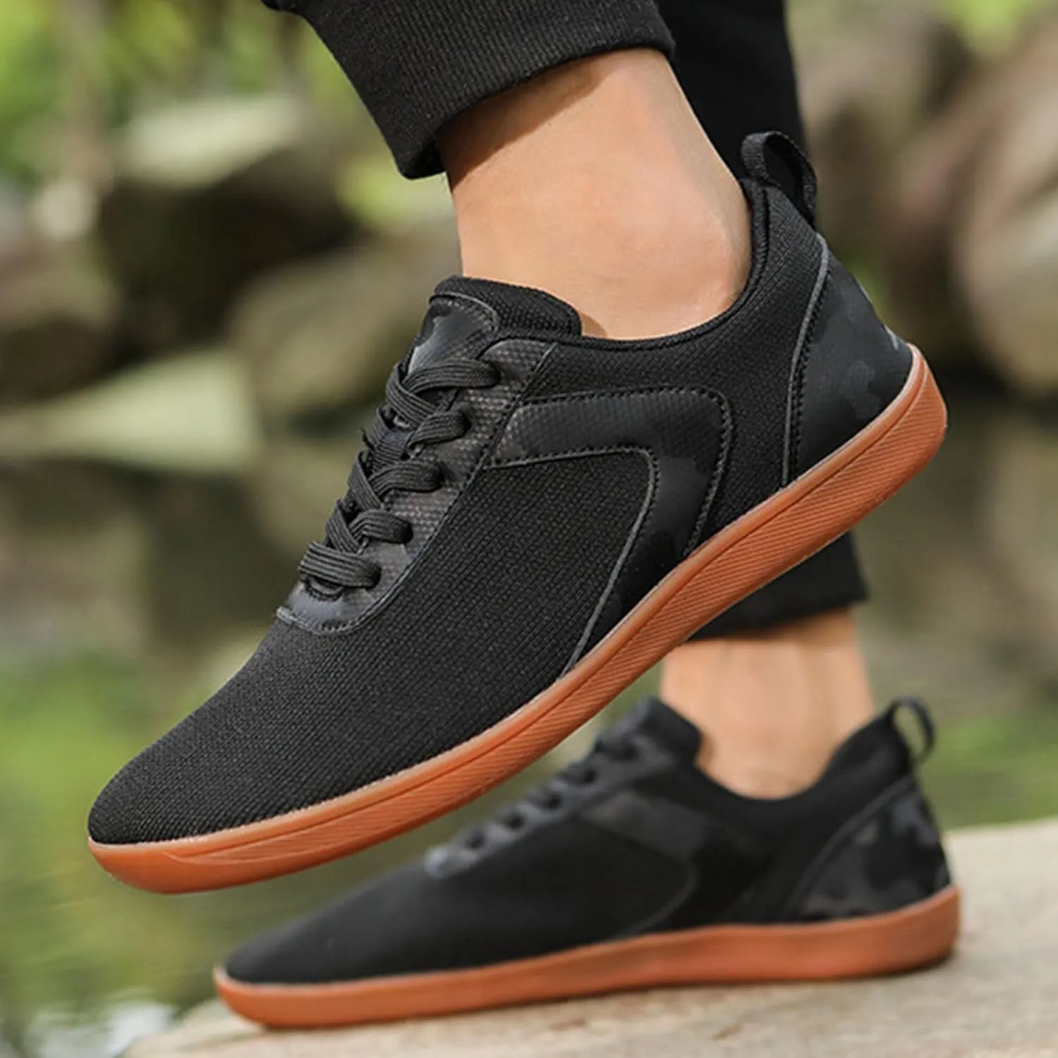 Men's Orthopedic Comfortable Slip-On Shoes Lightweight Breathable Walking Shoe Gym Tennis Breathable Work Shoes