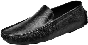 Men's Party Loafers Shoes Vegan Leather Tuxedo Moccasins Shoe Round Toe Anti-Slip Non Slip Classic Slip-on