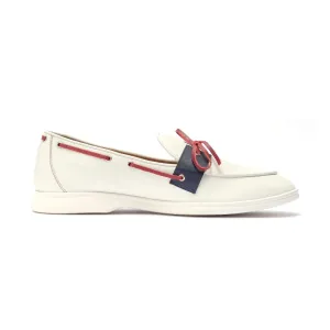 Men's Red, White, & Blue Barca Yacht Loafer From Del Toro Shoes