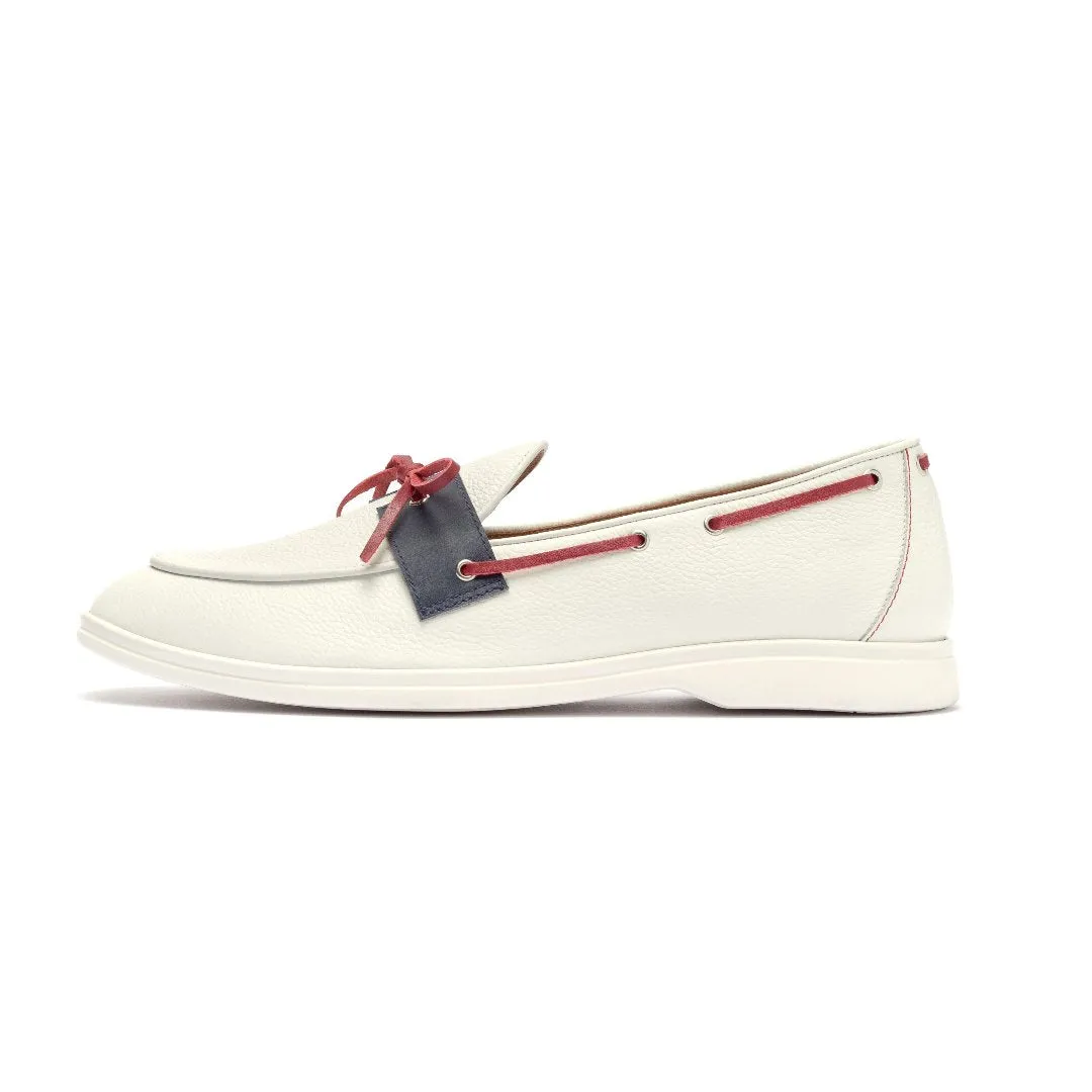 Men's Red, White, & Blue Barca Yacht Loafer From Del Toro Shoes