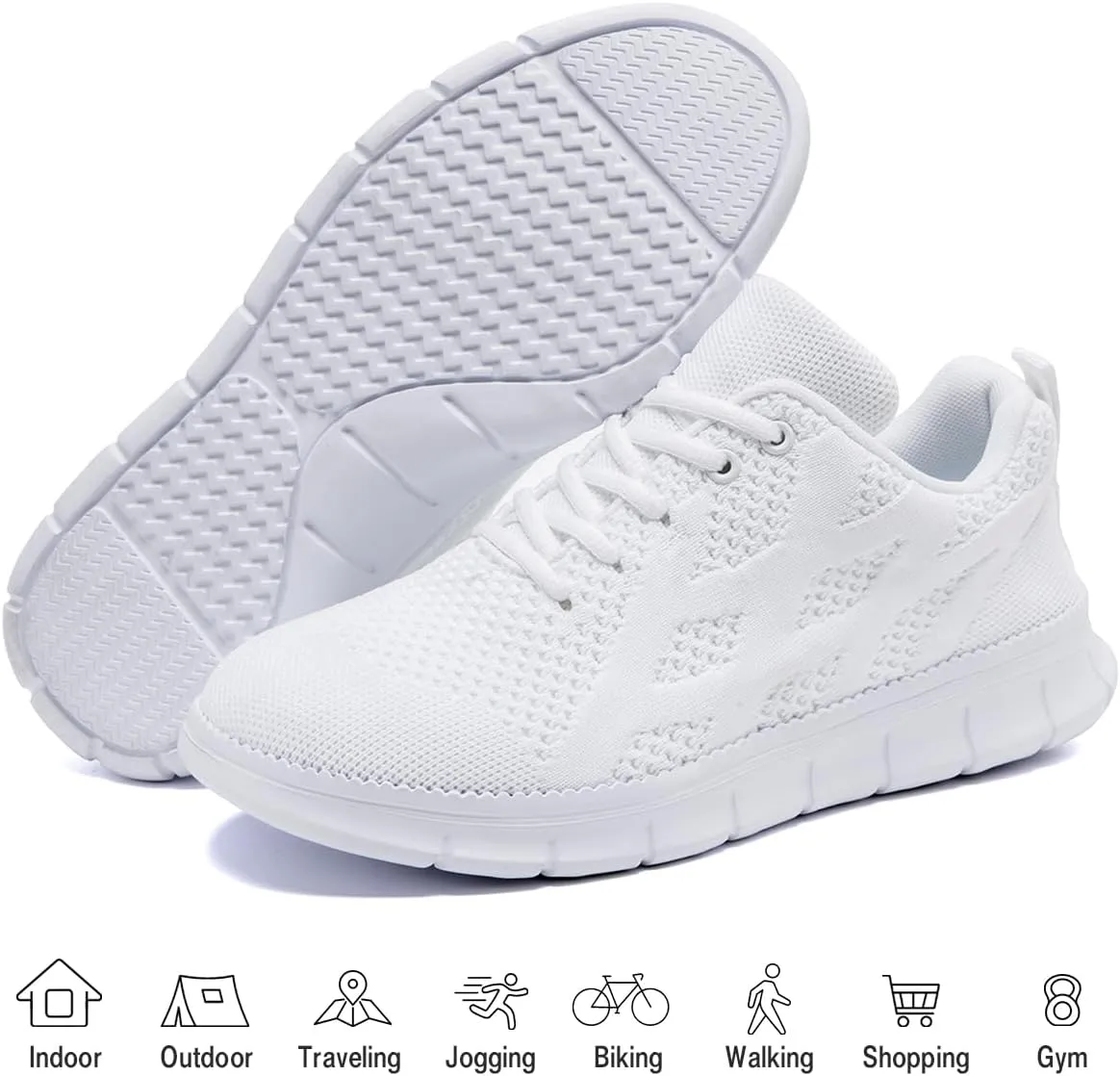 Mens Running Shoes Slip On Sneakers Walking Tennis Gym Athletic Sports Fashion Casual Breathable Shoes