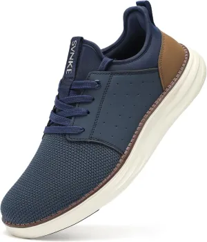 Men's Slip On Casual Fashion Shoes Hands Free Dress Sneakers Comfortable Lightweight Walking Shoes