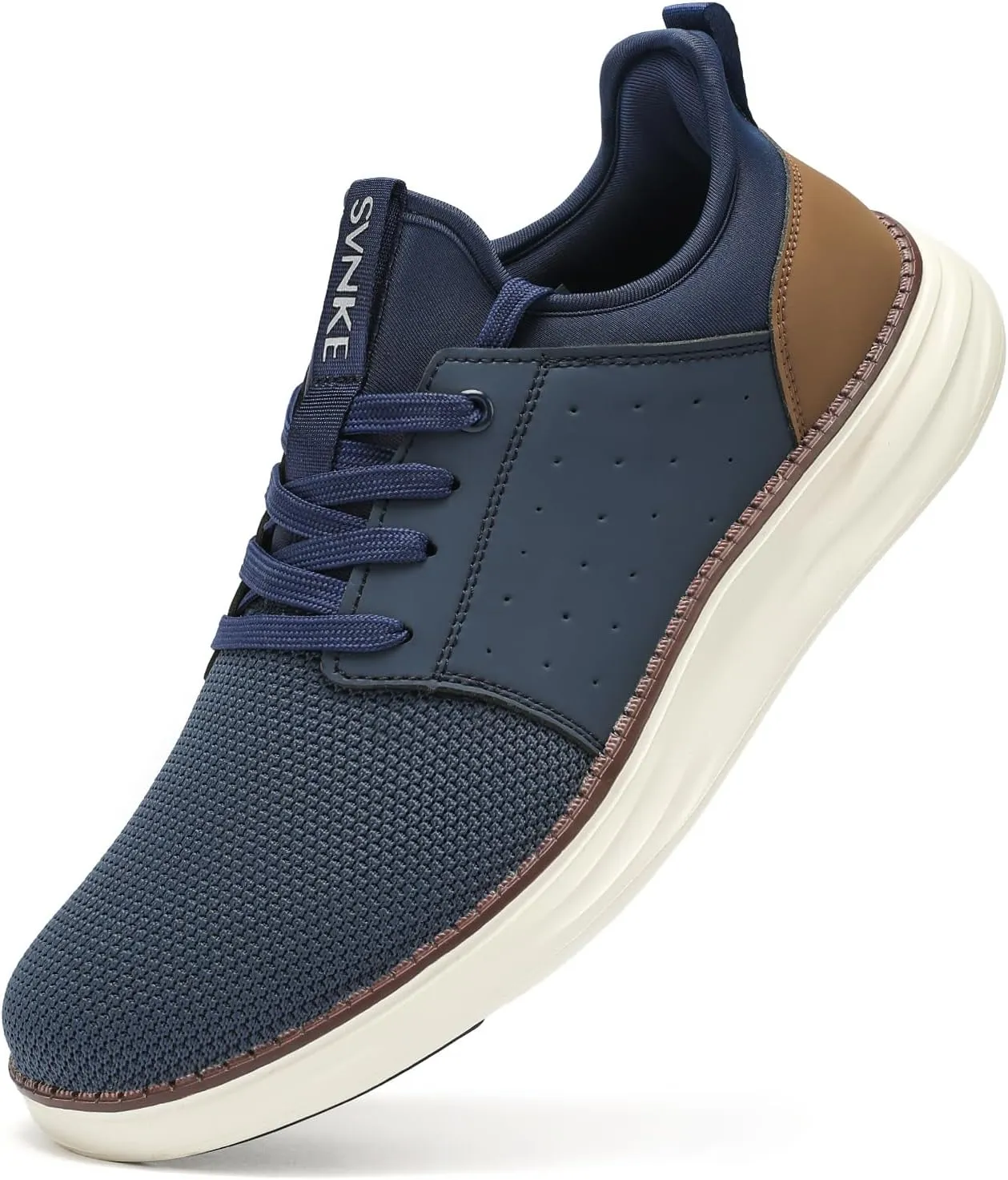 Men's Slip On Casual Fashion Shoes Hands Free Dress Sneakers Comfortable Lightweight Walking Shoes