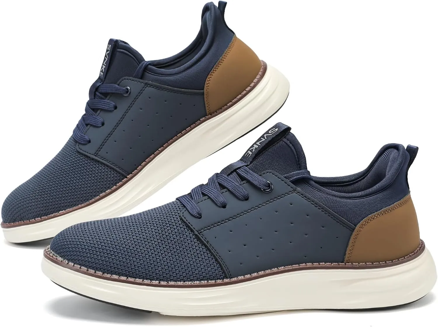 Men's Slip On Casual Fashion Shoes Hands Free Dress Sneakers Comfortable Lightweight Walking Shoes