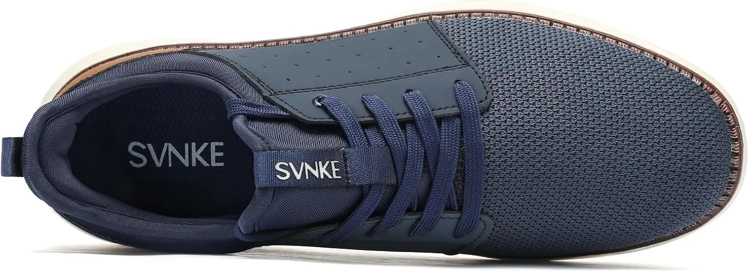 Men's Slip On Casual Fashion Shoes Hands Free Dress Sneakers Comfortable Lightweight Walking Shoes