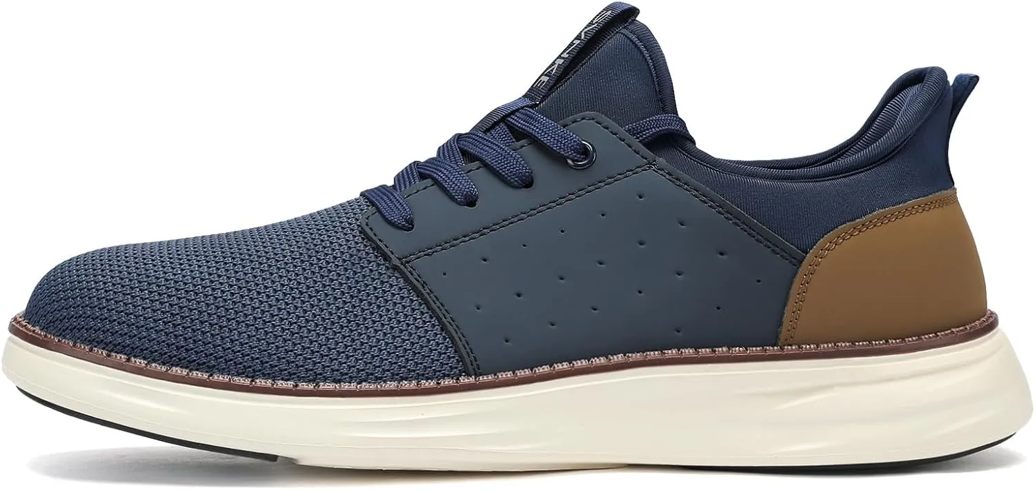 Men's Slip On Casual Fashion Shoes Hands Free Dress Sneakers Comfortable Lightweight Walking Shoes