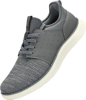 Men's Slip On Casual Fashion Shoes Hands Free Dress Sneakers Comfortable Lightweight Walking Shoes