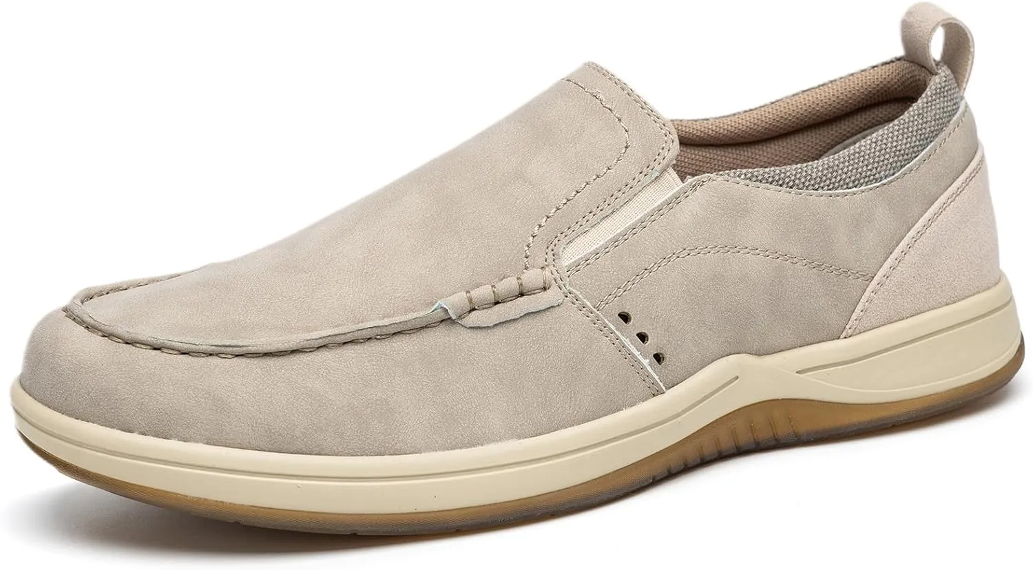 Men's Slip on Shoes Casual Walking Loafers with Arch Support, Orthopedic Shoes Lightweight Non Slip Sneakers