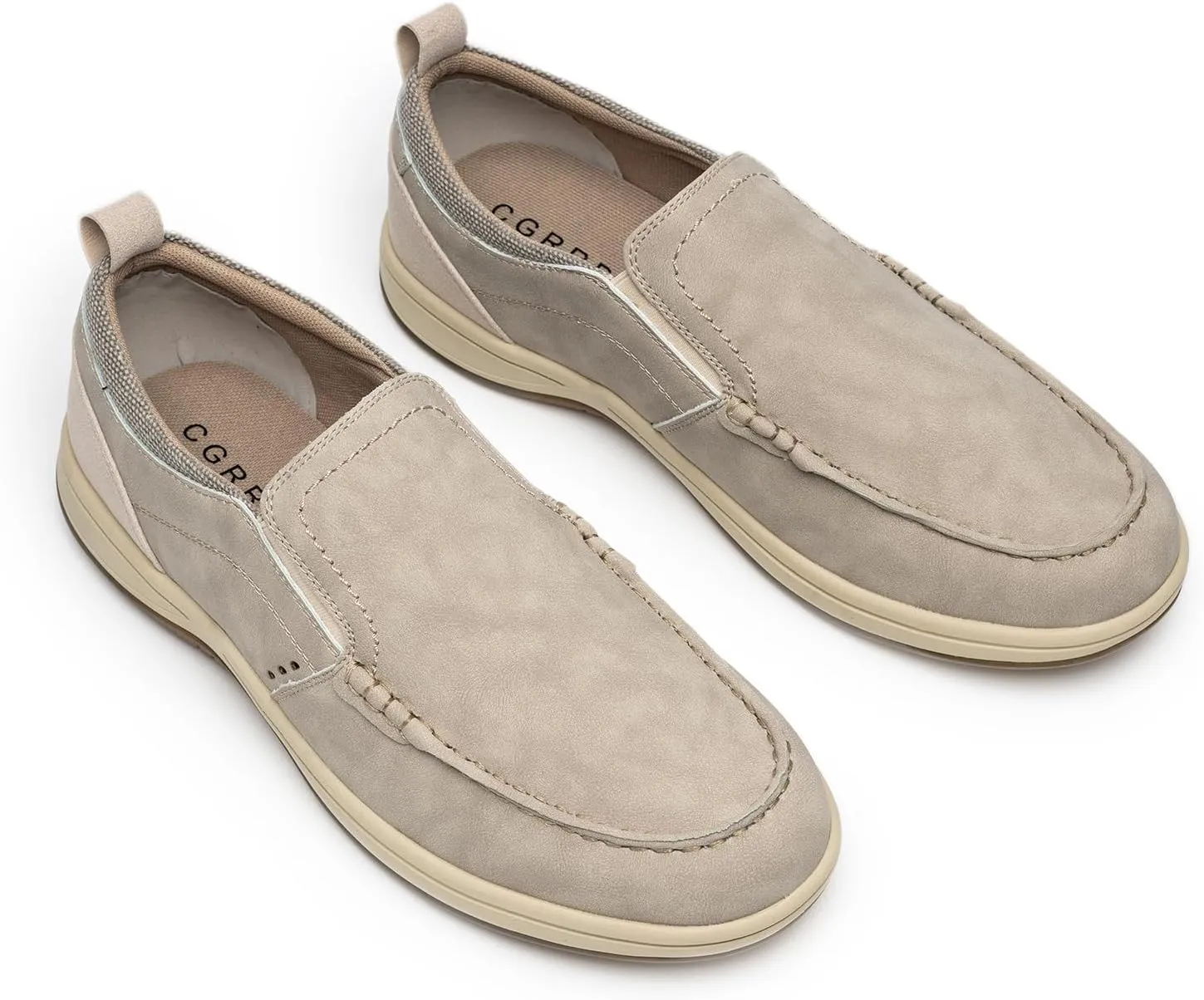 Men's Slip on Shoes Casual Walking Loafers with Arch Support, Orthopedic Shoes Lightweight Non Slip Sneakers