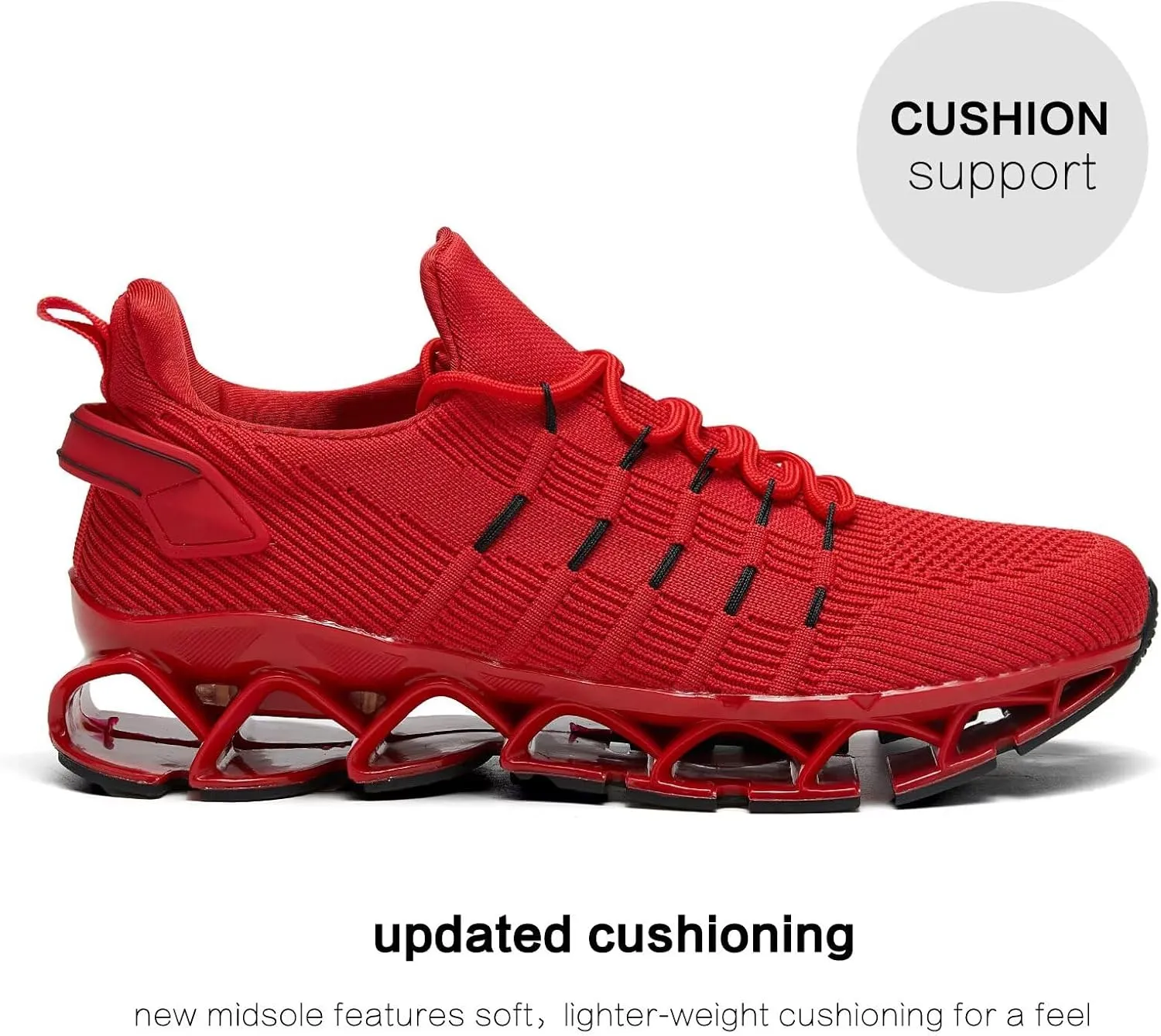 Mens Slip On Walking Shoes Blade Non Slip Tennis Running Shoes Lightweight Workout Breathable Mesh Fashion Sneakers