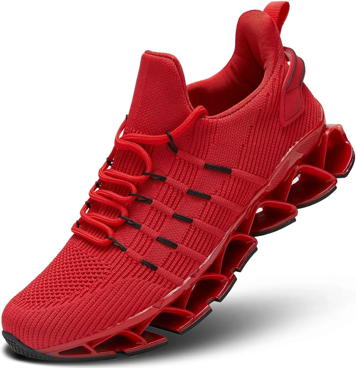 Mens Slip On Walking Shoes Blade Non Slip Tennis Running Shoes Lightweight Workout Breathable Mesh Fashion Sneakers