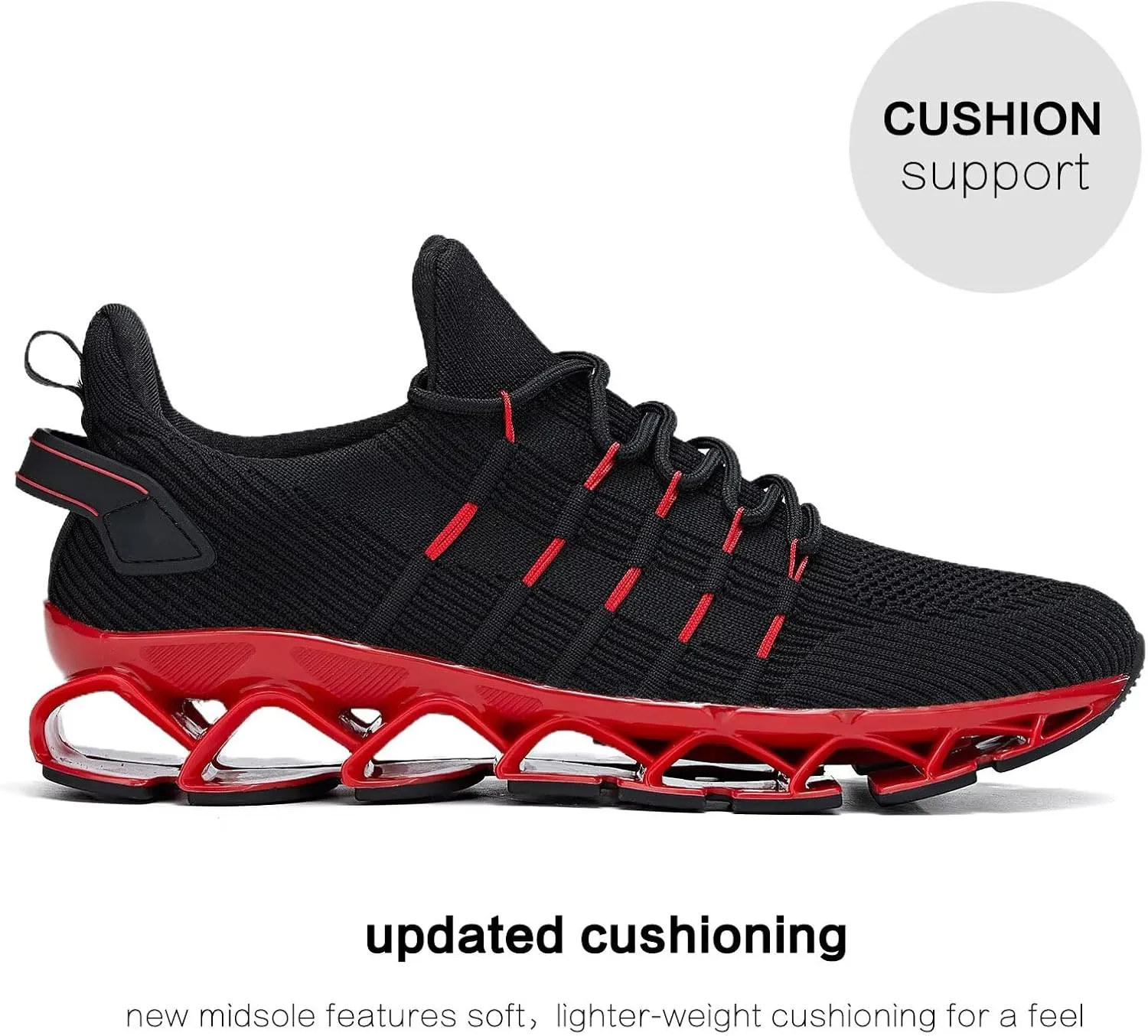Mens Slip On Walking Shoes Blade Non Slip Tennis Running Shoes Lightweight Workout Breathable Mesh Fashion Sneakers