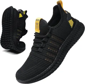 Mens Slip On Walking Shoes Lightweight Breathable Non Slip Running Comfortable Gym Tennis Athletic Fashion Sneakers Men