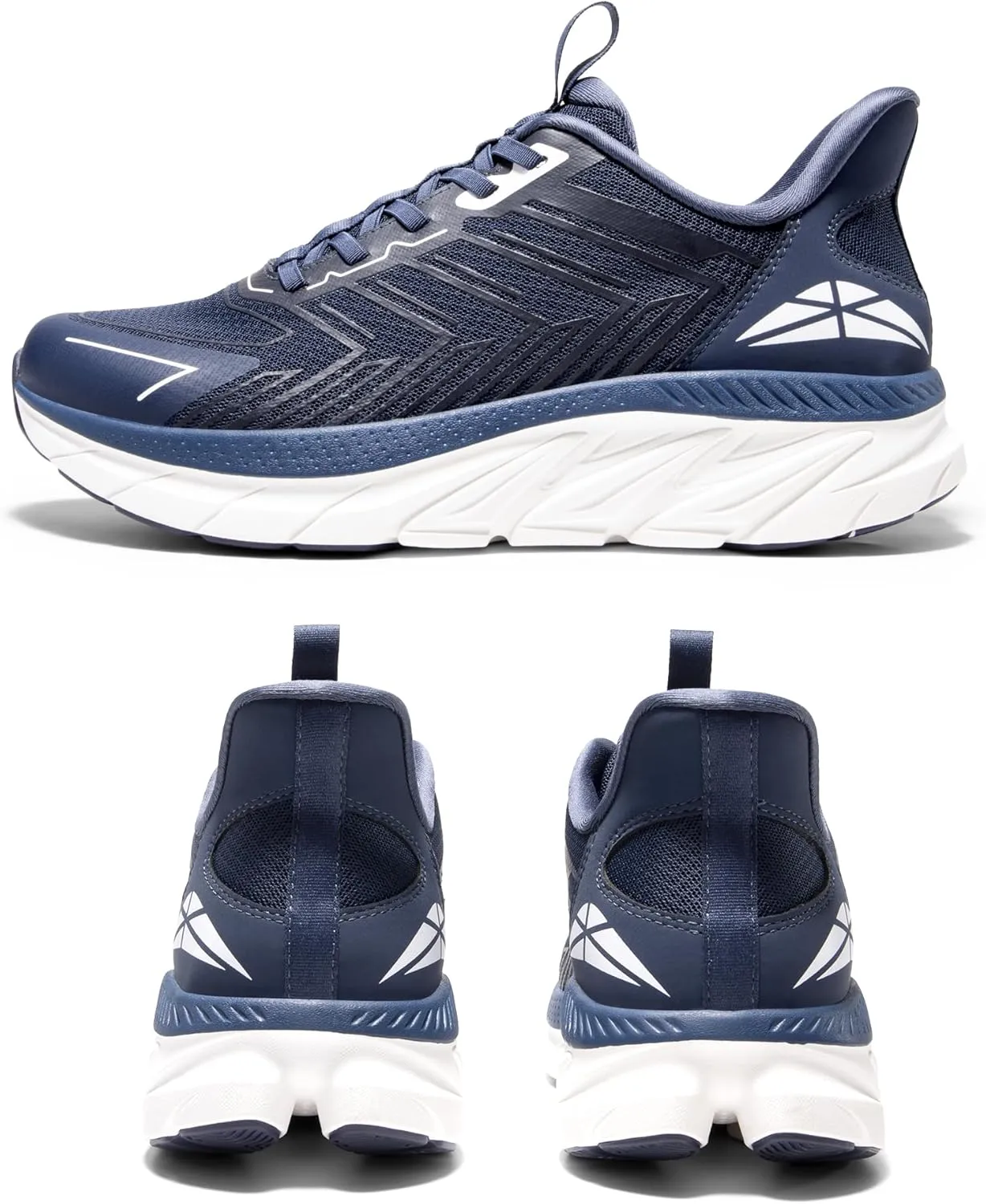 Men's Slip On Walking Shoes Running Comfortable Tennis Breathable Non Slip Athletic Gym Workout Cross Training Fashion Sneakers