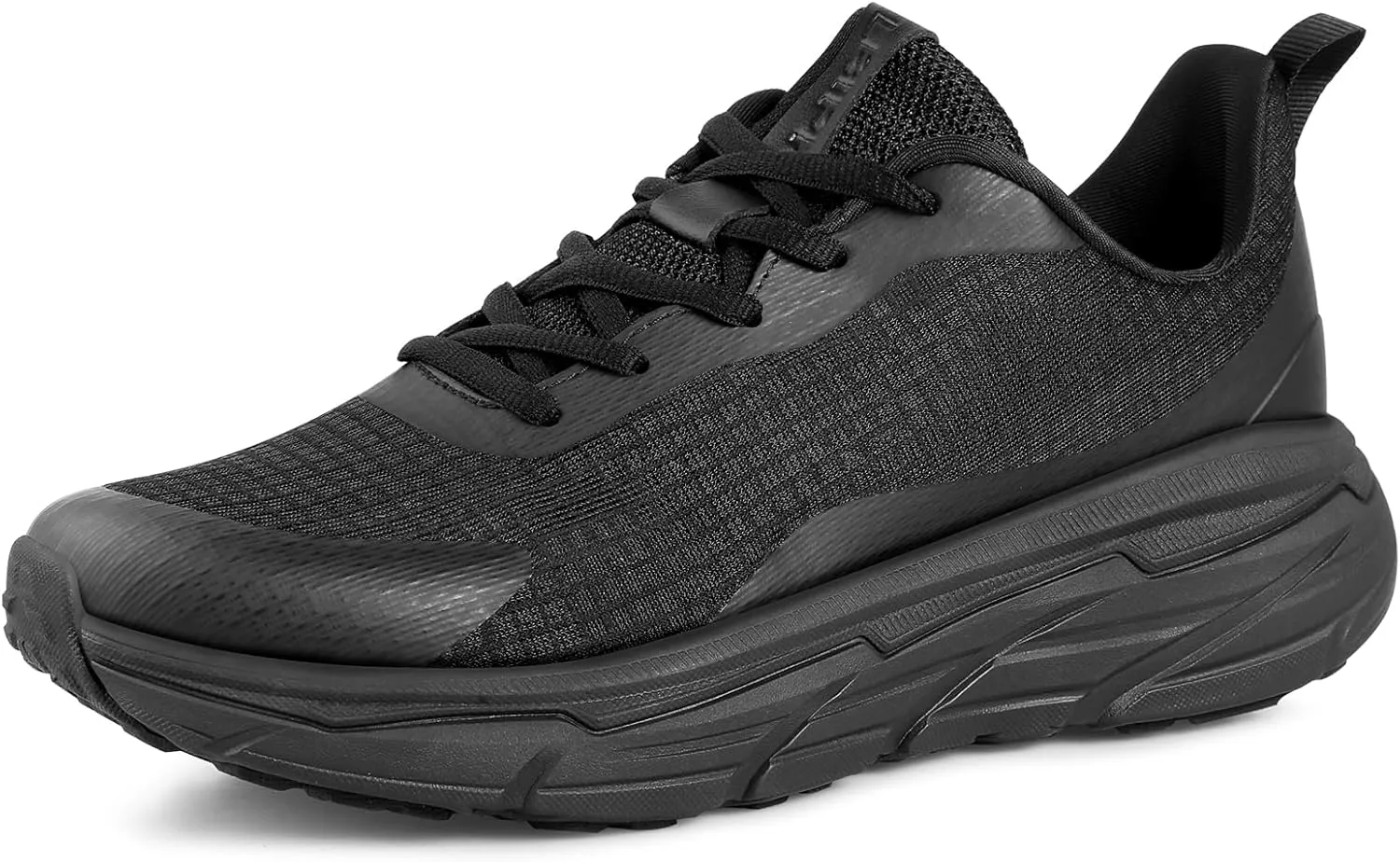 Mens Slip On Walking Shoes Running Tennis Shoes for Athletic Workout Gym Casual Non Slip Training Sneakers Breathable Knit Upper Indoor Outdoor