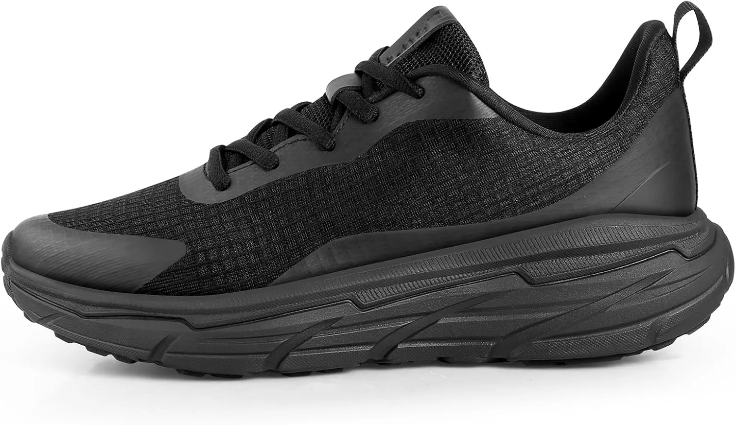 Mens Slip On Walking Shoes Running Tennis Shoes for Athletic Workout Gym Casual Non Slip Training Sneakers Breathable Knit Upper Indoor Outdoor