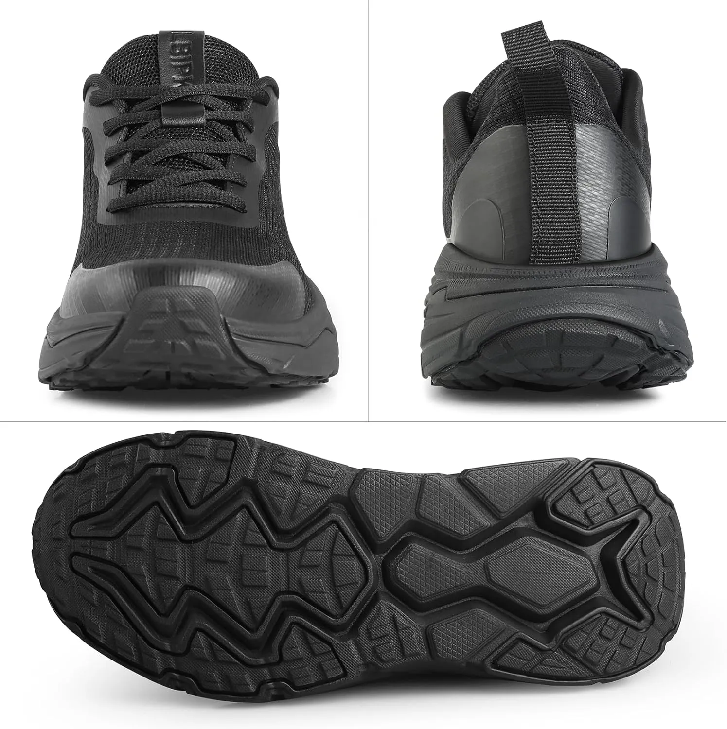 Mens Slip On Walking Shoes Running Tennis Shoes for Athletic Workout Gym Casual Non Slip Training Sneakers Breathable Knit Upper Indoor Outdoor