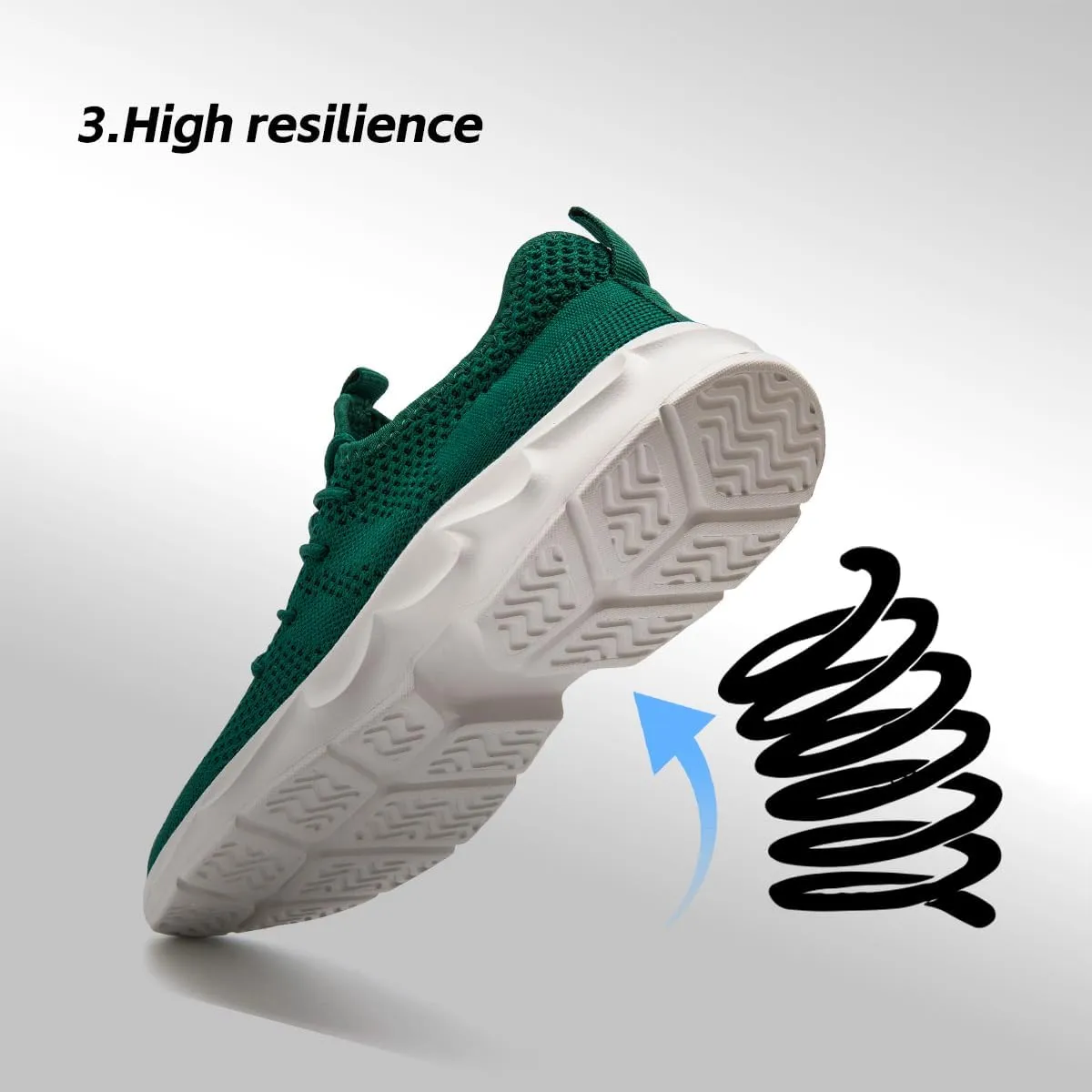 Mens Walking Running Shoes Slip On Sneakers Non Slip Workout Tennis Athletic Casual Lightweight Breathable Mesh Shoes