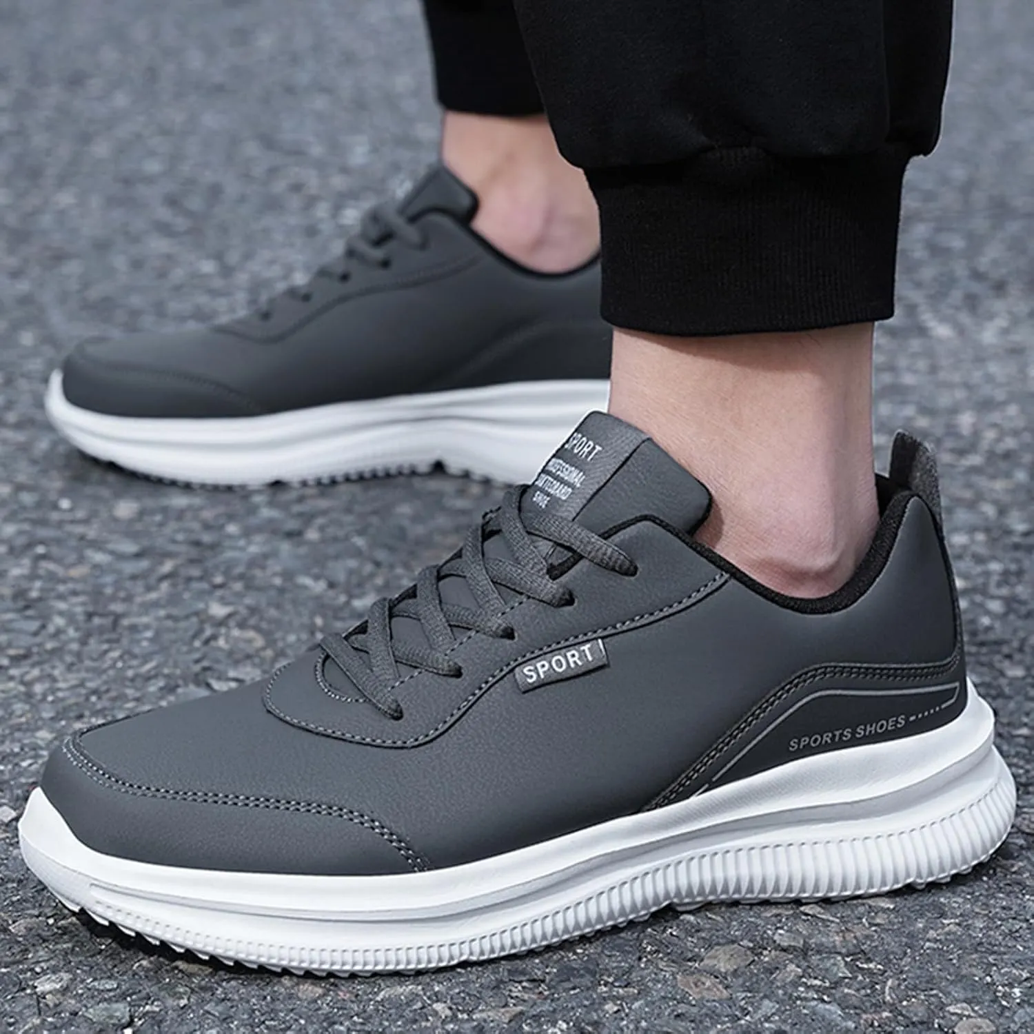 Men's Walking Shoes Golf Low Top Versatile Office Classic Driving Men's Sneaker
