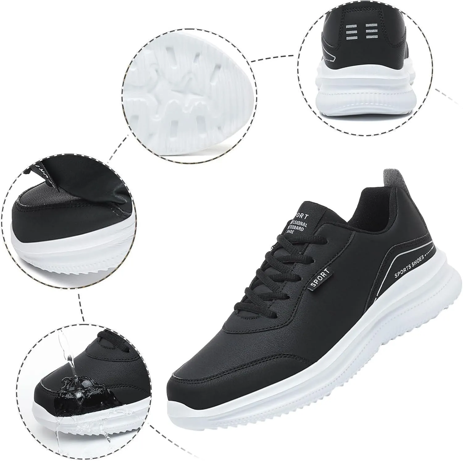 Men's Walking Shoes Golf Low Top Versatile Office Classic Driving Men's Sneaker
