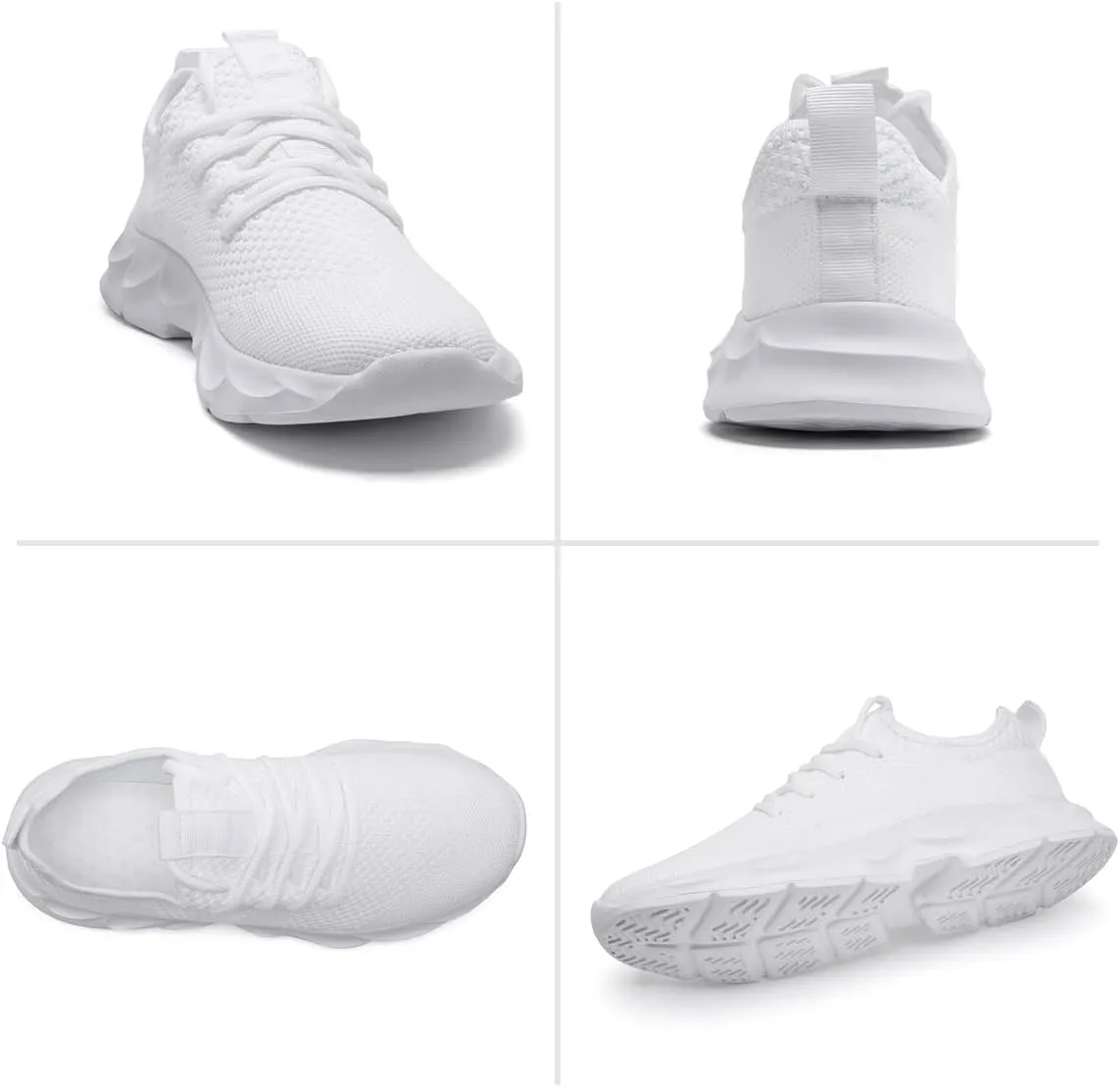 Mens Walking Shoes Running Trainers Sneakes Athletic Gym Fitness Sport Shoes Non Slip Breathable Mesh Comfortable Workout Fashion Slip On