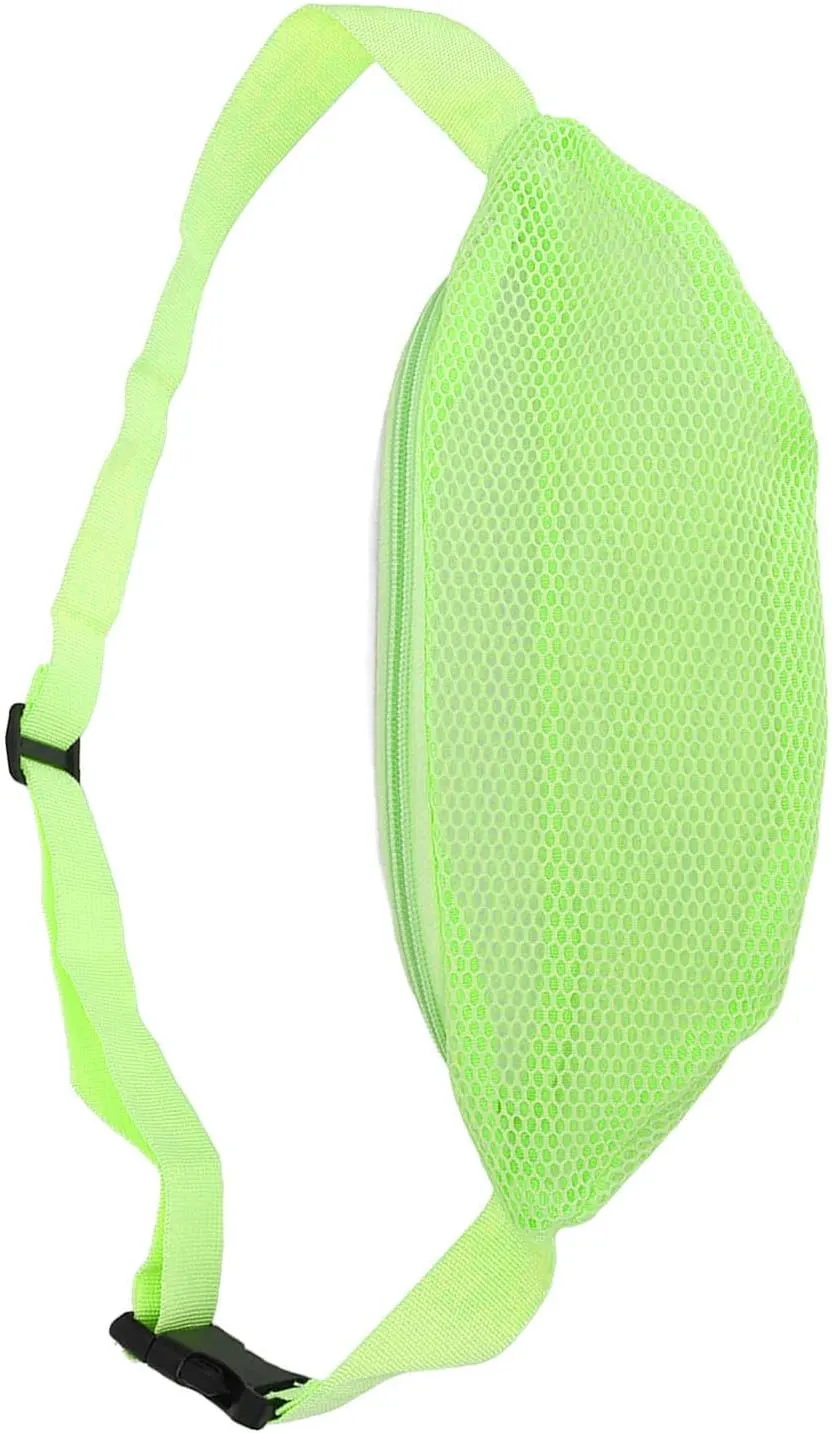 Mesh Fanny Pack, with Lightweight Nylon Breathable Beach Fanny Pack for Outdoor Sports (#1)