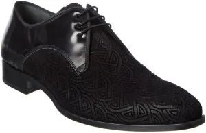 Mezlan Men Black Tuxedo Center Gore Lace Slip On (11.5,M)
