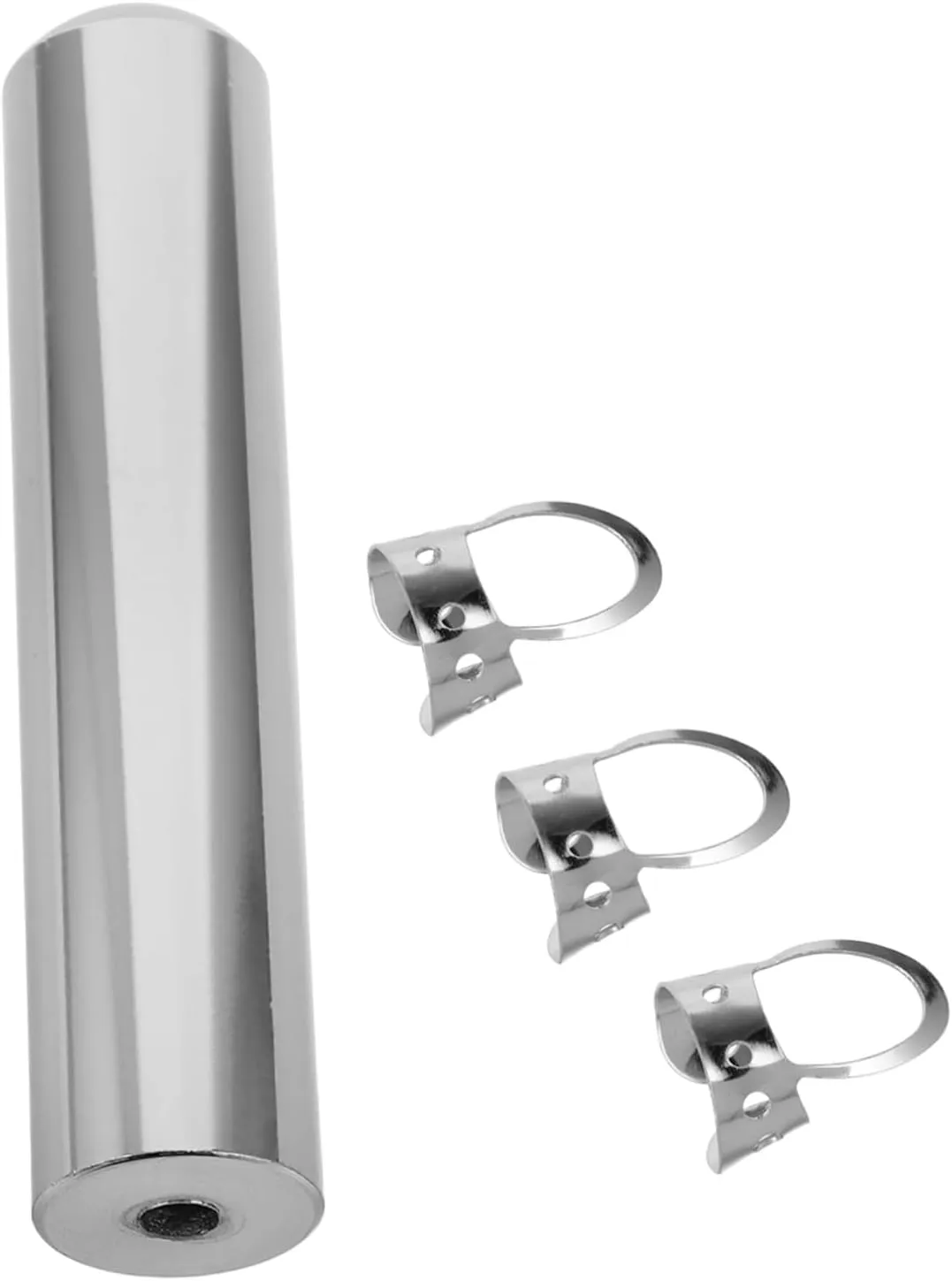 Milisten Electric Guitar Slide Stick Guitar Gadgets Slide for Guitar Brass Guitar Slide Guitar Finger Slide Guitar Gear Guitar Slide Ring Slide Guitar Tube Guitar Bar Silver Metal