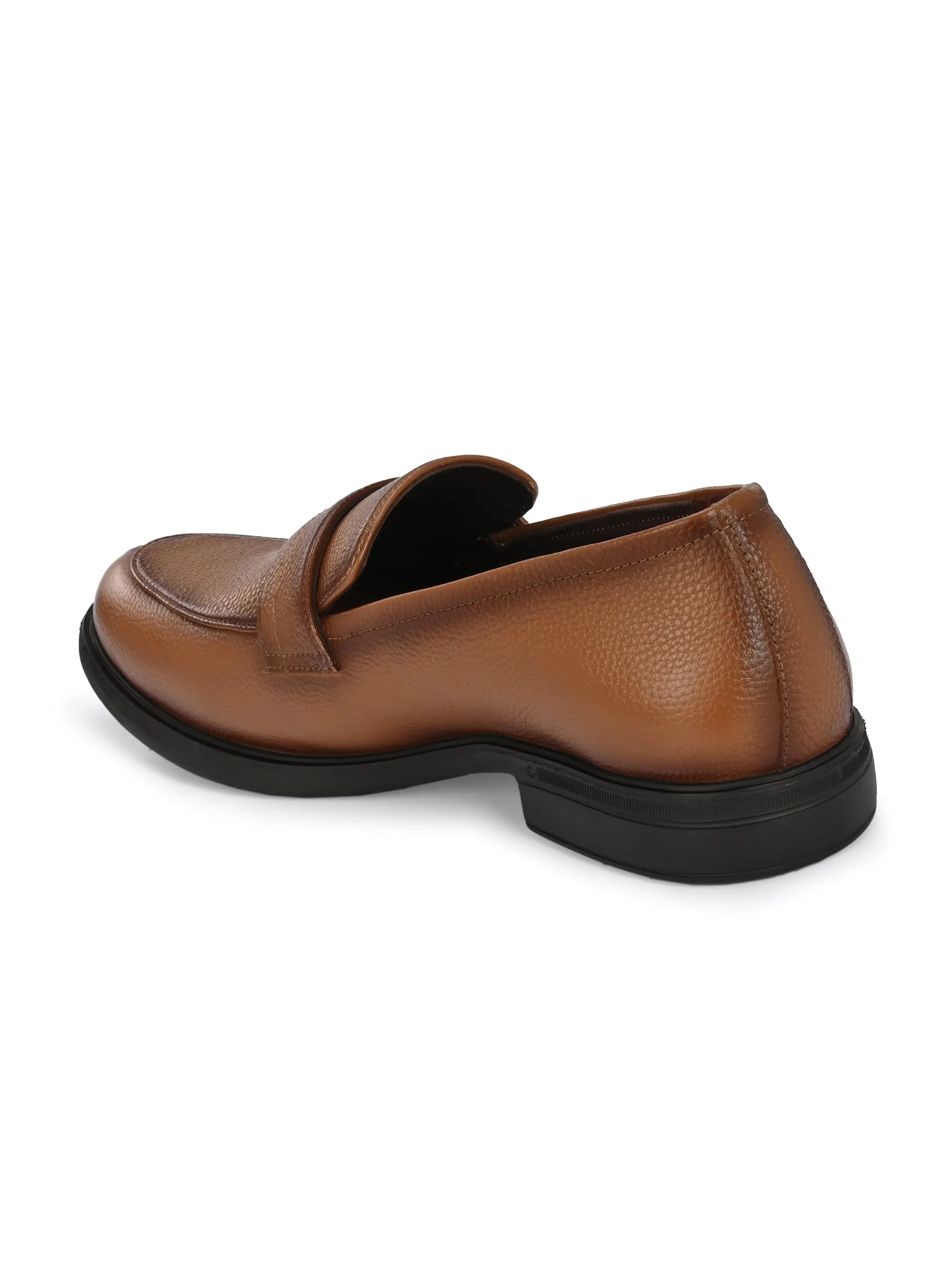 Milo Tan Formal Slip-on Shoes For Men
