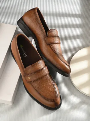 Milo Tan Formal Slip-on Shoes For Men
