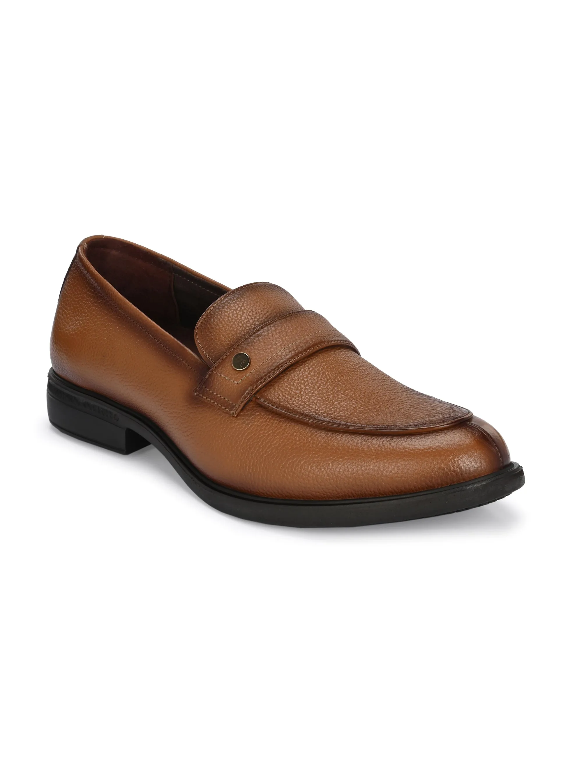 Milo Tan Formal Slip-on Shoes For Men