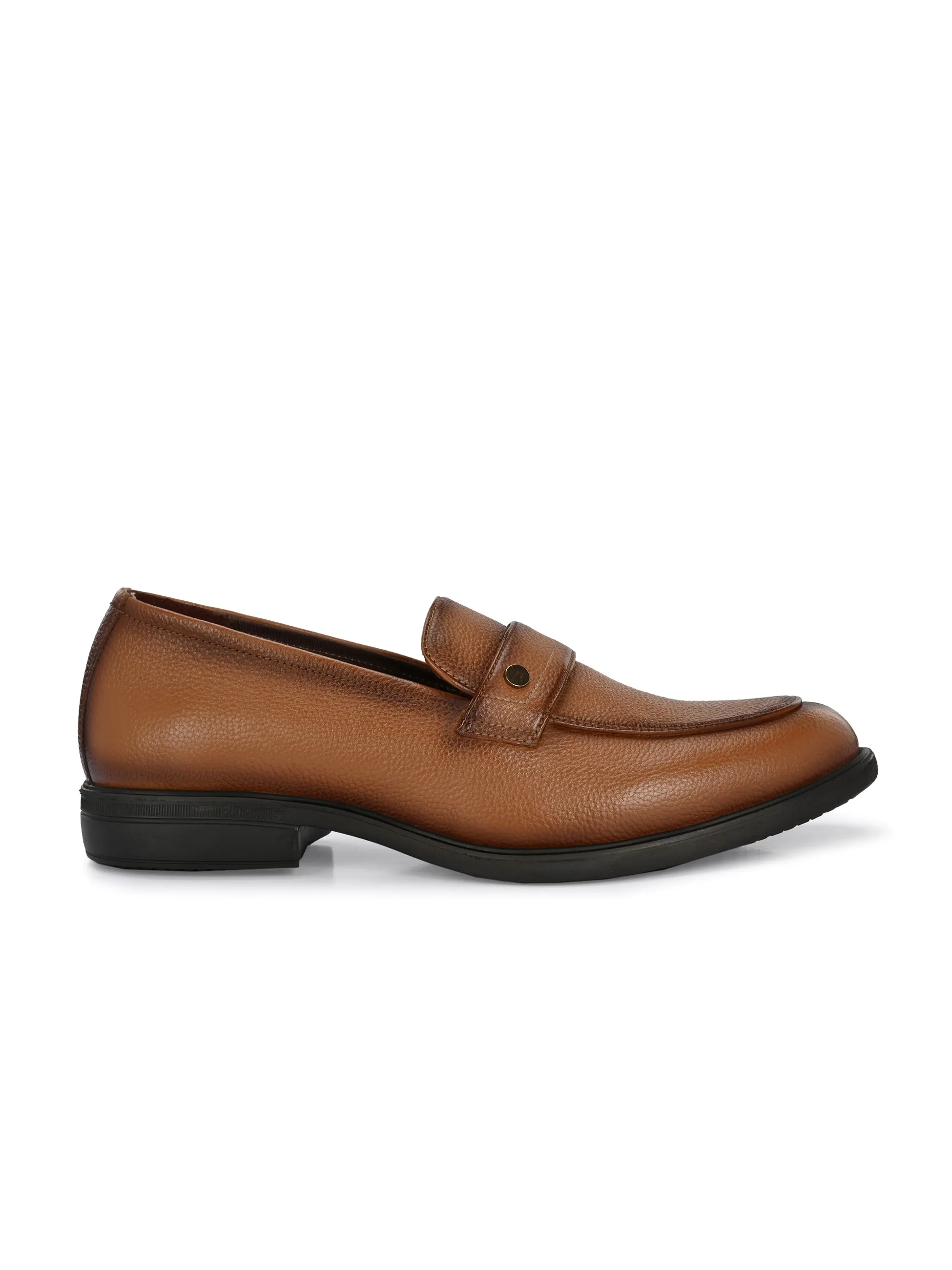 Milo Tan Formal Slip-on Shoes For Men