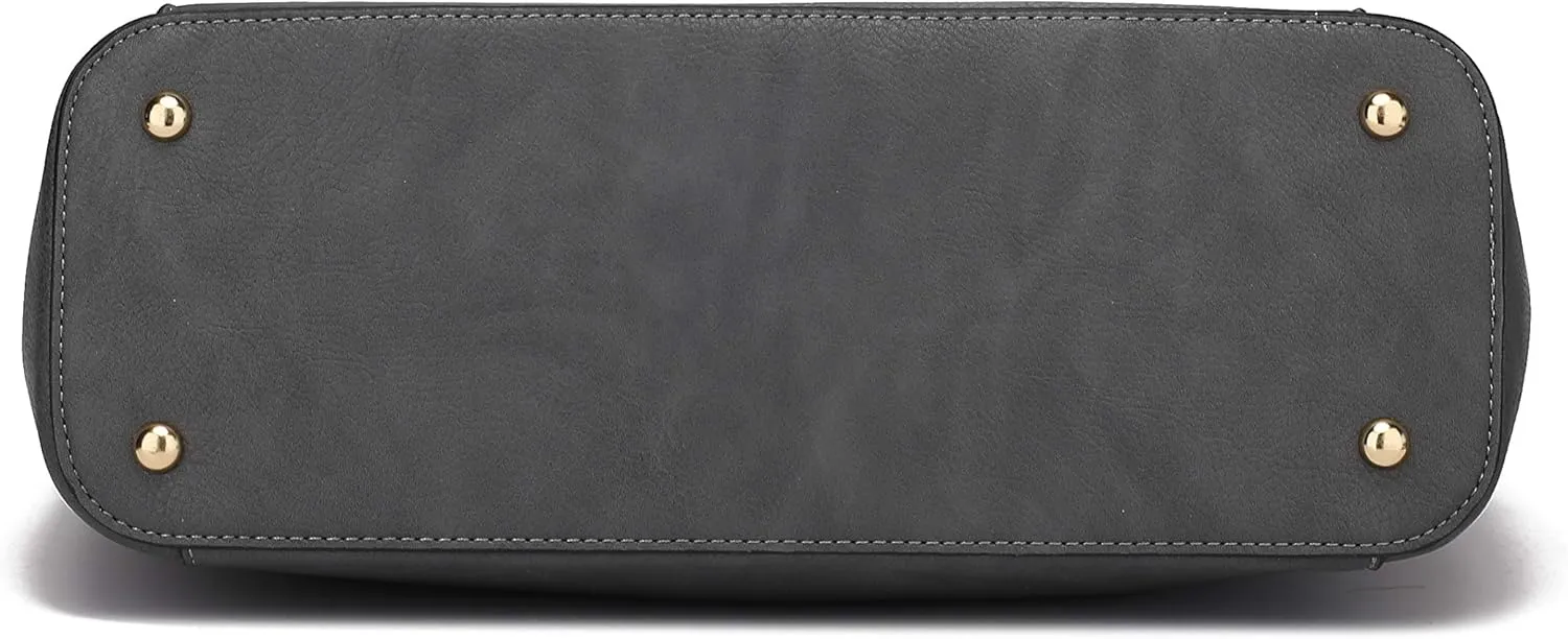 MKF Collection Tote Bag for Women, Handbag Set with Wallet-Top-Handle- Vegan Leather Purse