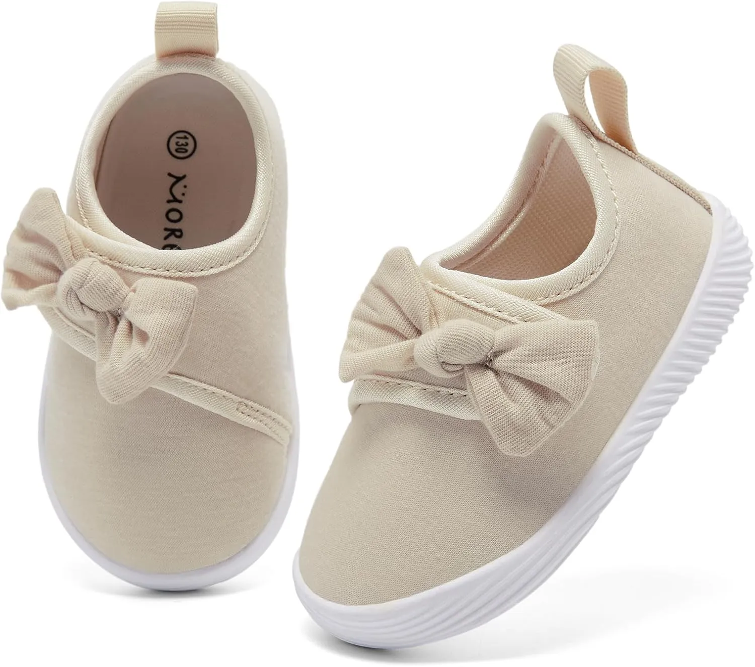 MORENDL Baby First Walking Shoes Toddler Slip On Shoes Infant Mesh Breathable Sneakers