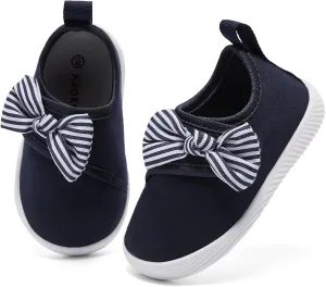 MORENDL Baby First Walking Shoes Toddler Slip On Shoes Infant Mesh Breathable Sneakers