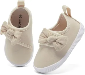 MORENDL Baby First Walking Shoes Toddler Slip On Shoes Infant Mesh Breathable Sneakers