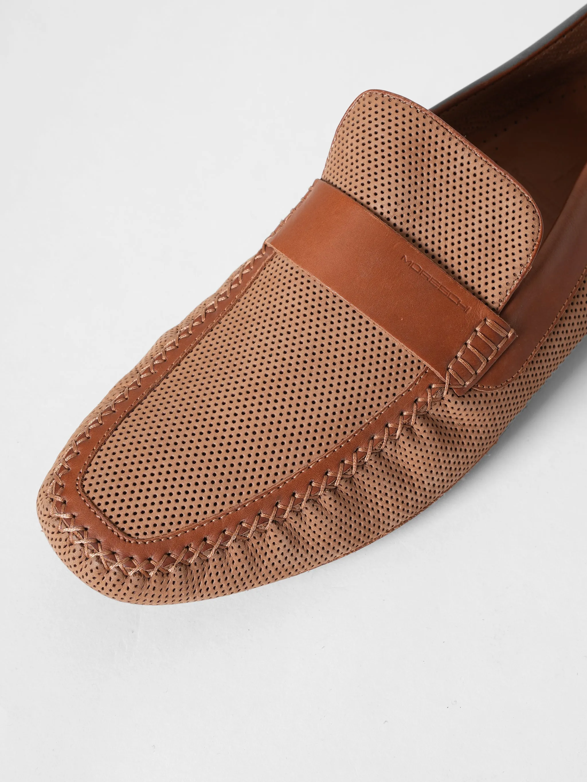 Moreschi Portofino Soft Nubuck Driving Shoes