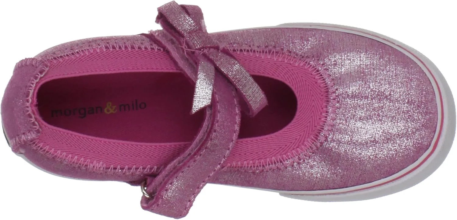 Morgan & Milo Demi Bow Mary Jane Sneaker (Infant/Toddler/Little Kid)