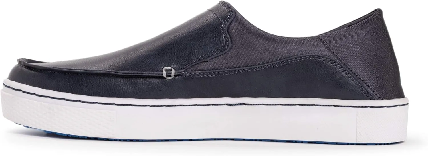 MUK LUKS Men's Park Place Sneaker-Denim Loafer