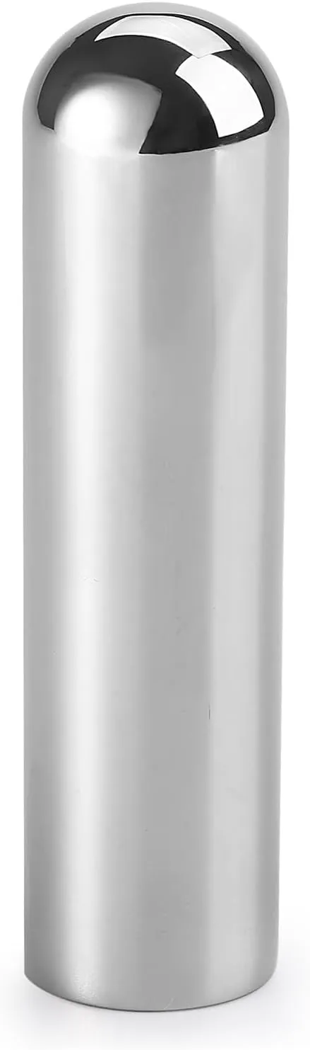 Muspor Guitar Slide Tone Bar, Stainless Steel Slide Bar with Metal Finger Picks for Dobro, Lap & Pedal Steel Guitar, Hawaiian Guitar Accessories