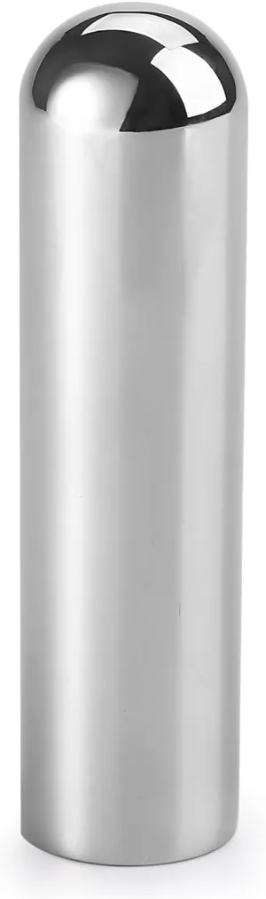Muspor Guitar Slide Tone Bar, Stainless Steel Slide Bar with Metal Finger Picks for Dobro, Lap & Pedal Steel Guitar, Hawaiian Guitar Accessories