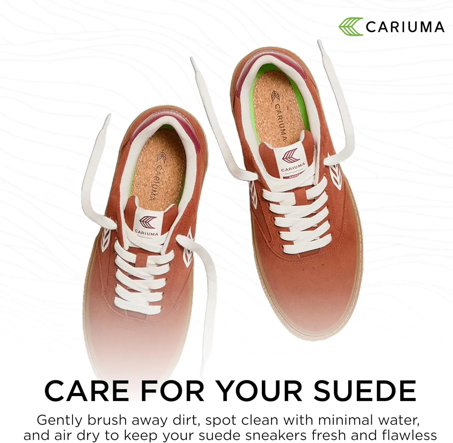 NAIOCA Suede Sneakers, Comfortable Shoes for Men, Lightweight & Sustainable, Versatile Casual Footwear with 100% Vegan Insoles, Rubber Soles