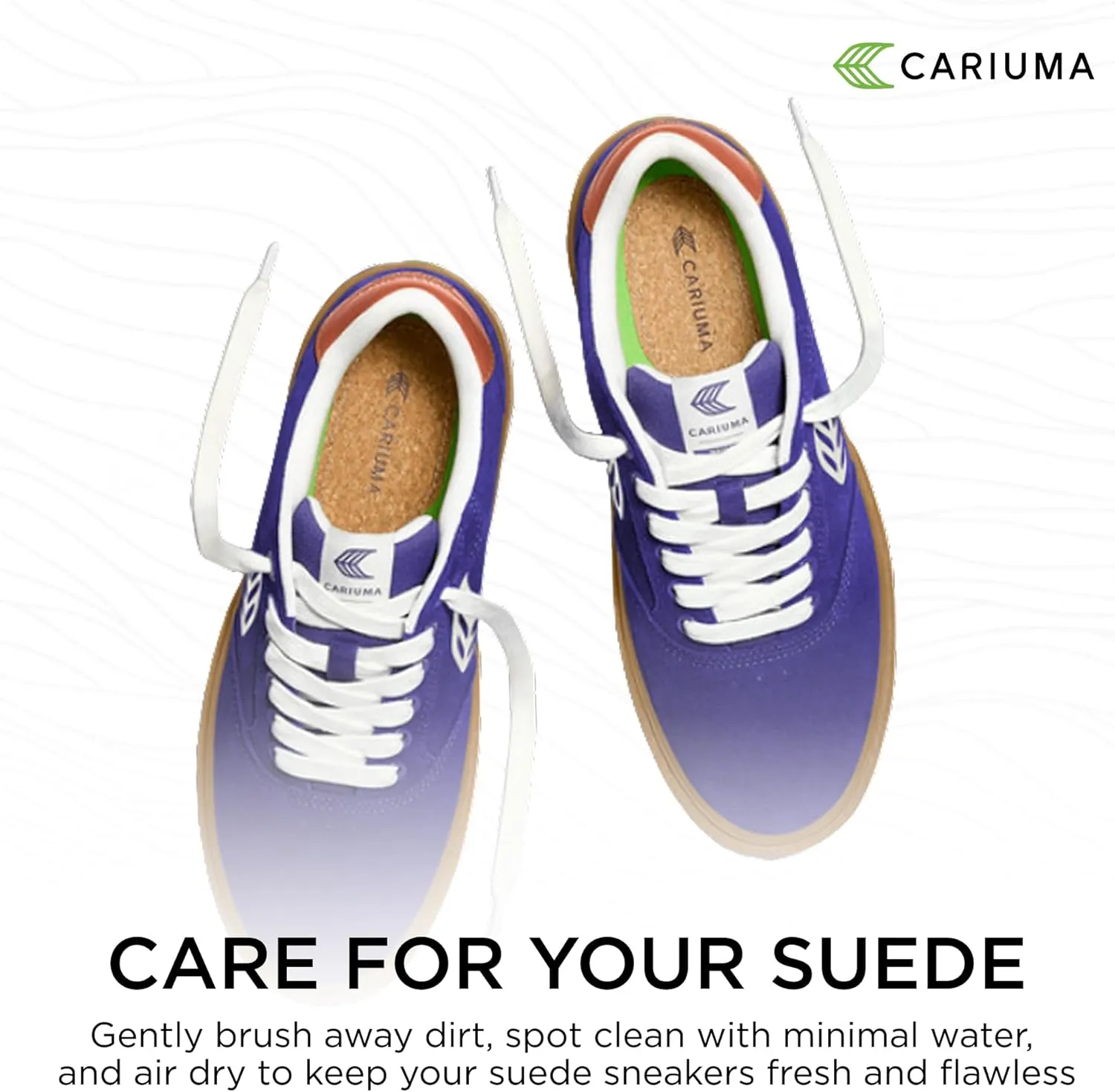 NAIOCA Suede Sneakers, Comfortable Shoes for Men, Lightweight & Sustainable, Versatile Casual Footwear with 100% Vegan Insoles, Rubber Soles