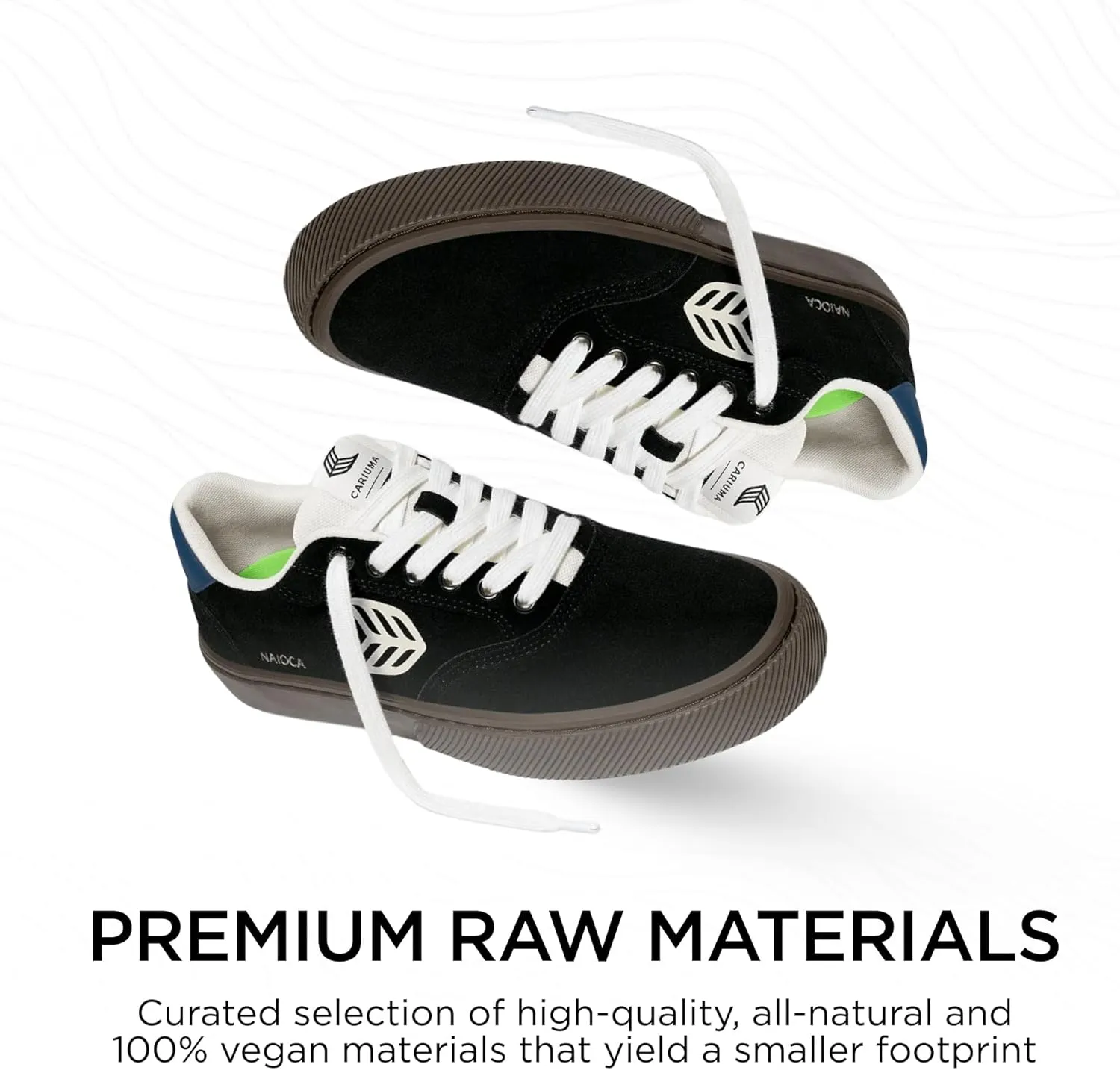 NAIOCA Suede Sneakers, Comfortable Shoes for Women, Lightweight & Sustainable, Versatile Casual Footwear with 100% Vegan Insoles, Rubber Soles