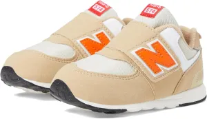 New Balance Baby-Boy's 574 New-b V2 Heritage Brights Hook and Loop Sneaker