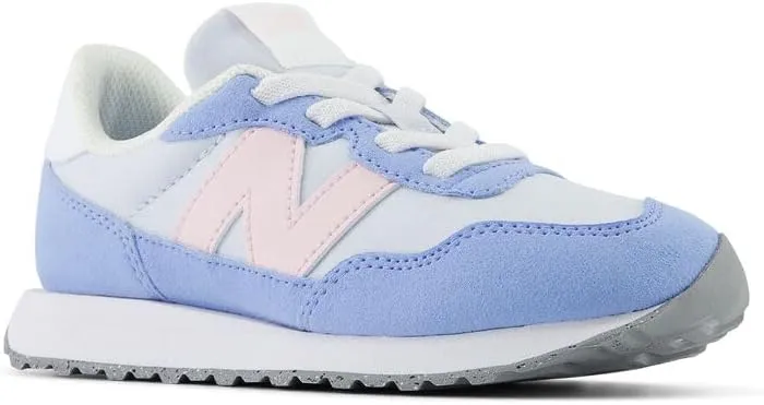 New Balance Baby-Girl's Kids 237 Bungee Sneaker
